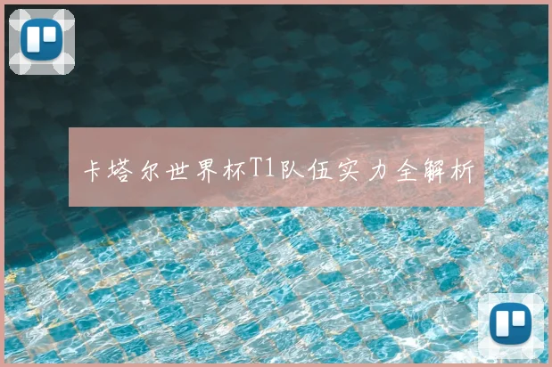 卡塔尔世界杯T1队伍实力全解析